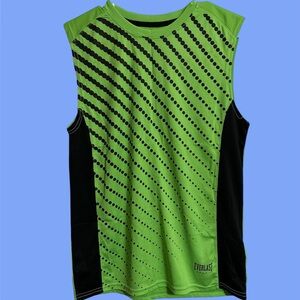 EVERLAST SPORT Green and Black Sleeveless Top